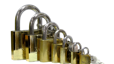 brass pendant padlock